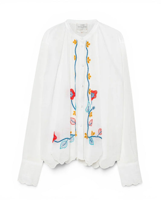POETIC SUMMER BREEZE: THE EMBROIDERY DREAM SHIRT
