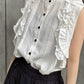 ARCHITECTURAL ROMANCE: THE TAPERING RUFFLE BLOUSE