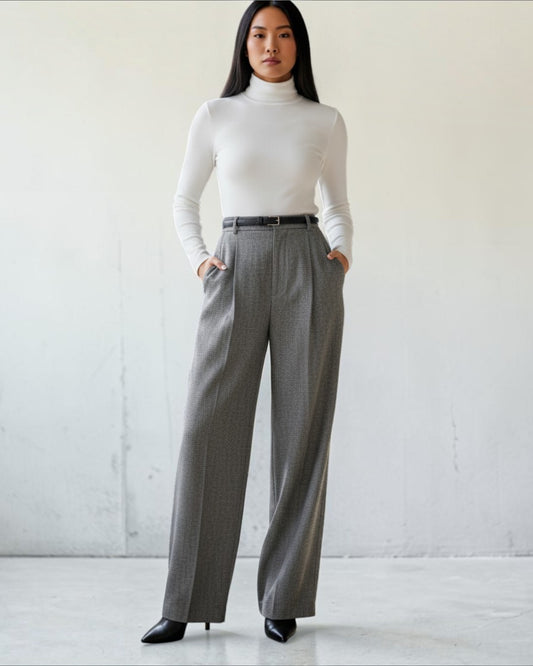 SECOND-SKIN SERENITY: ESSENTIAL STRETCH-TURTLENECK