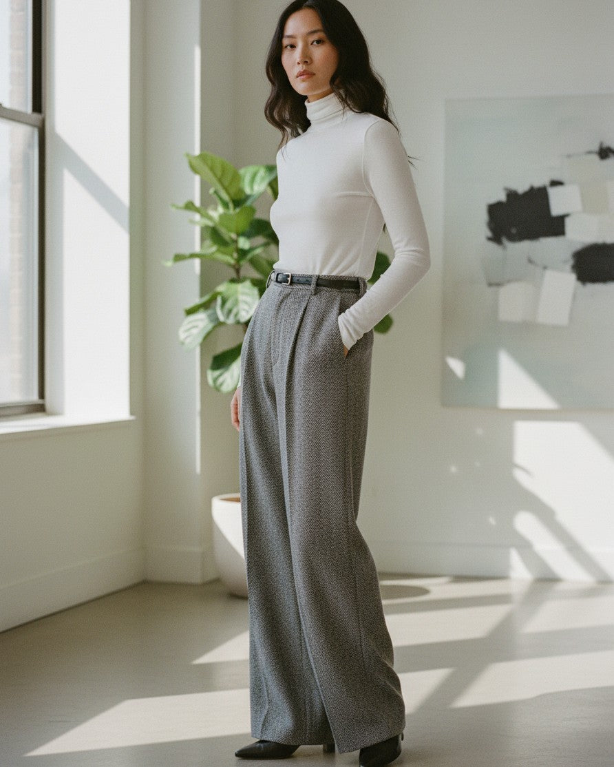 SECOND-SKIN SERENITY: ESSENTIAL STRETCH-TURTLENECK