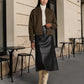 ARCHITECTURAL FLUIDITY: PONTE KNIT BOMBER