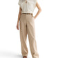 ELEGANCE IN A TWIST: TWISTED NECKLINE T-SHIRT