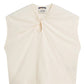 ELEGANCE IN A TWIST: TWISTED NECKLINE T-SHIRT