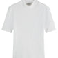SILENT SOPHISTICATION: MOCK NECK RIBBED T-SHIRT