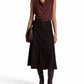 FLUID ELEGANCE: DRAPED COWL-NECK JERSEY TOP