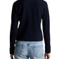 TAILORED COMFORT: NOTCH-COLLAR DOUBLE-FACE CARDIGAN