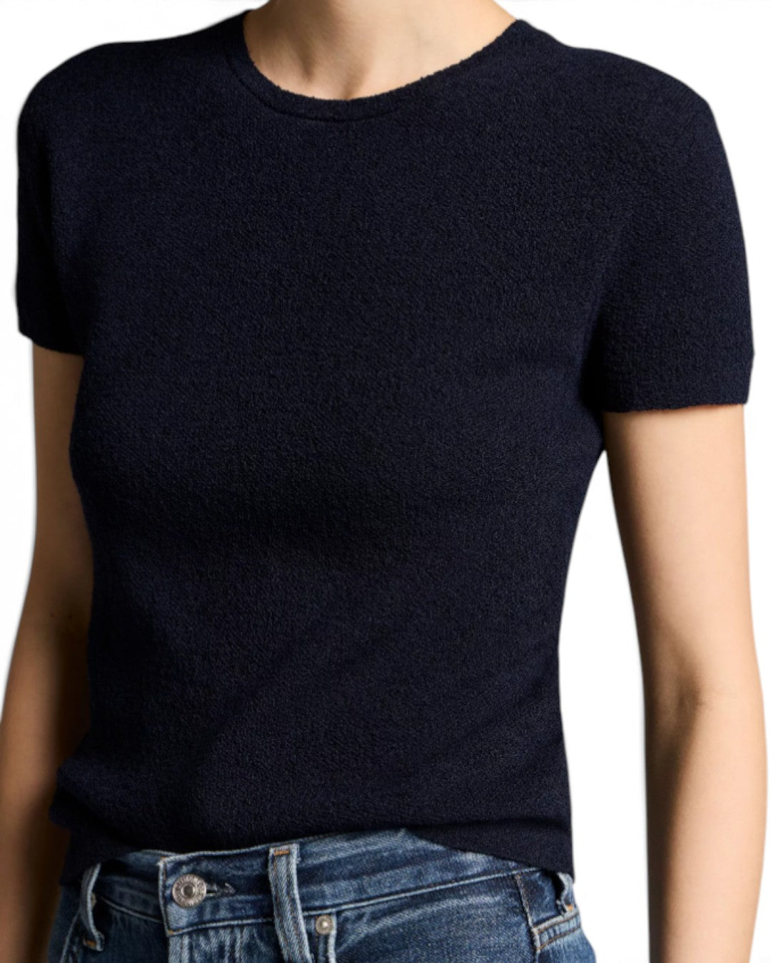 AIRY TACTILITY: TEXTURED ITALIAN WOOL & COTTON-BLEND SWEATER