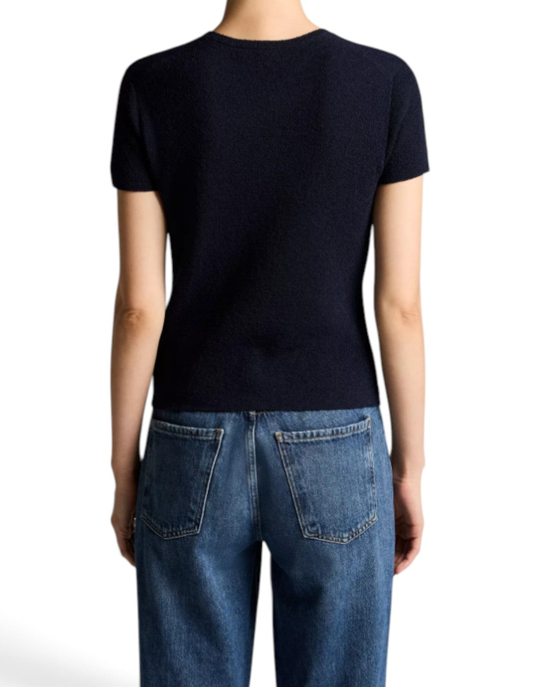 AIRY TACTILITY: TEXTURED ITALIAN WOOL & COTTON-BLEND SWEATER