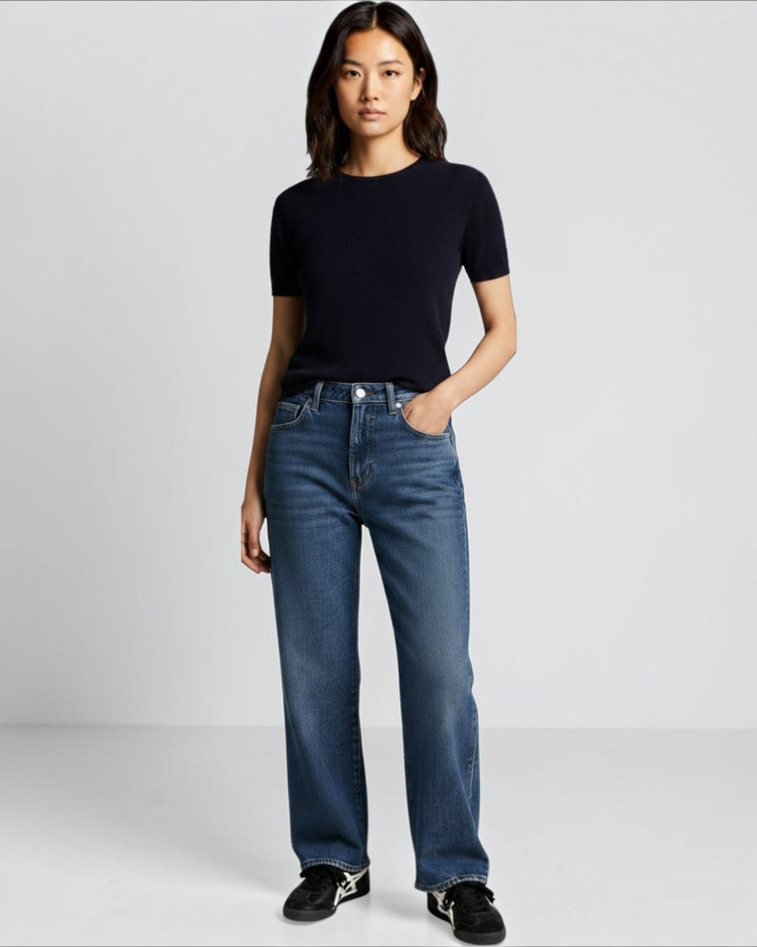 AIRY TACTILITY: TEXTURED ITALIAN WOOL & COTTON-BLEND SWEATER