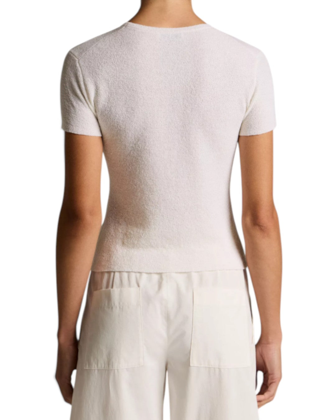 AIRY TACTILITY: TEXTURED ITALIAN WOOL & COTTON-BLEND SWEATER