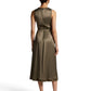 FLUID SATIN & RAW ETIQUETTE: RAW-EDGE SATIN SKIRT