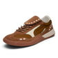 RETRO ELEGANCE & ITALIAN TOUCH: SUEDE STITCH SNEAKERS