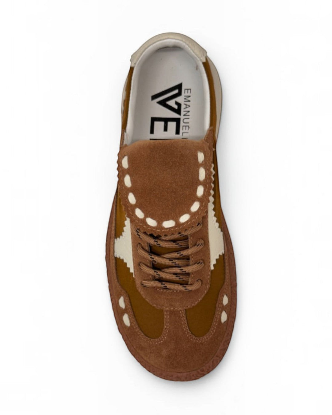 RETRO ELEGANCE & ITALIAN TOUCH: SUEDE STITCH SNEAKERS