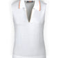 SPORTY ELEGANCE & TECHNICAL INNOVATION: SLEEVELESS POLO VEST "SHANQIN-CRE"