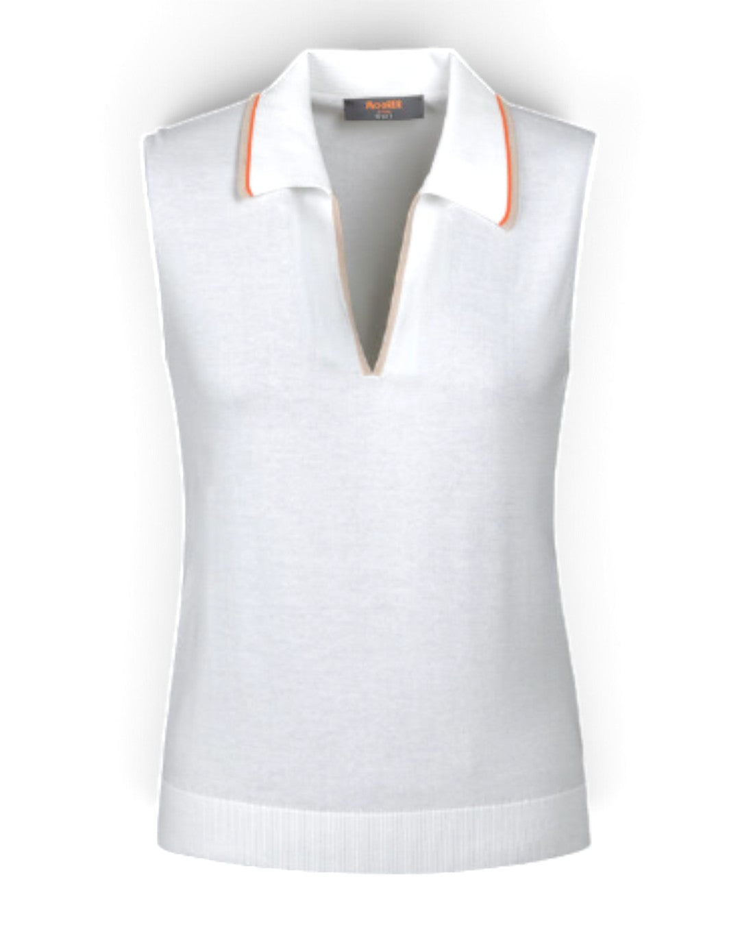 SPORTY ELEGANCE & TECHNICAL INNOVATION: SLEEVELESS POLO VEST "SHANQIN-CRE"