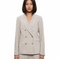 EFFORTLESS ELEGANCE & TAILORED SOFTNESS: HERRINGBONE DOUBLE-BREASTED JACKET "ALERIA-PAR"