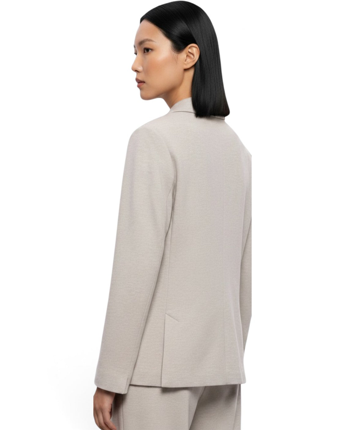 EFFORTLESS ELEGANCE & TAILORED SOFTNESS: HERRINGBONE DOUBLE-BREASTED JACKET "ALERIA-PAR"