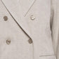 EFFORTLESS ELEGANCE & TAILORED SOFTNESS: HERRINGBONE DOUBLE-BREASTED JACKET "ALERIA-PAR"