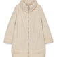 PURE LUXURY & ITALIAN SILHOUETTE: CASHMERE WOOL DOWN COAT "SORAYA-LE"