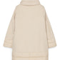PURE LUXURY & ITALIAN SILHOUETTE: CASHMERE WOOL DOWN COAT "SORAYA-LE"