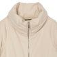 PURE LUXURY & ITALIAN SILHOUETTE: CASHMERE WOOL DOWN COAT "SORAYA-LE"