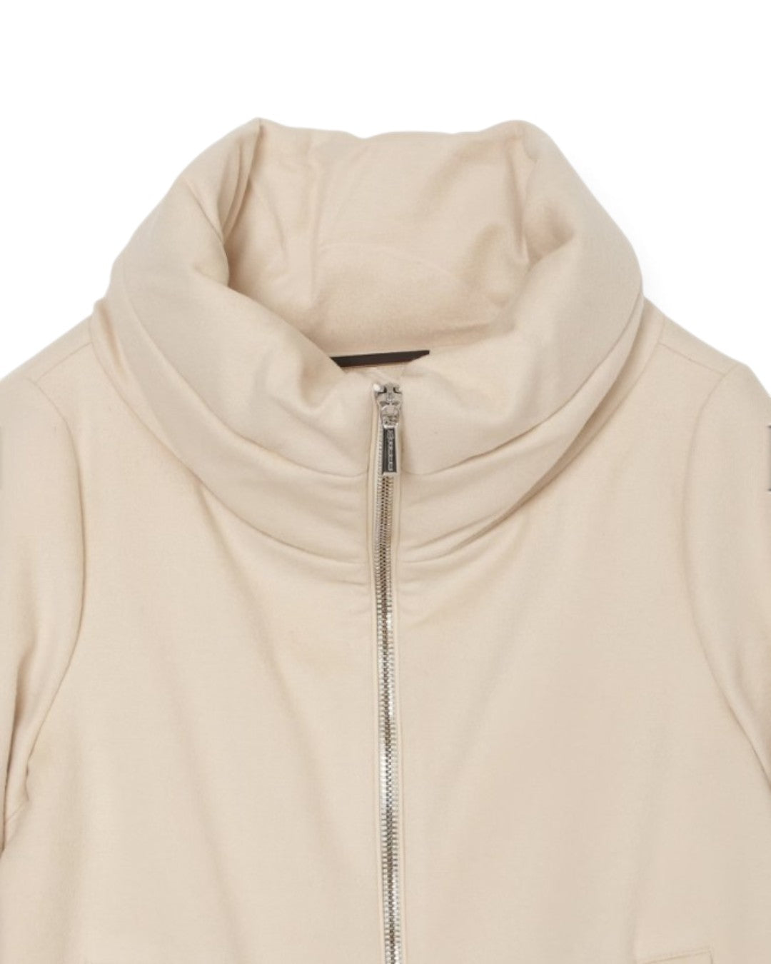 PURE LUXURY & ITALIAN SILHOUETTE: CASHMERE WOOL DOWN COAT "SORAYA-LE"
