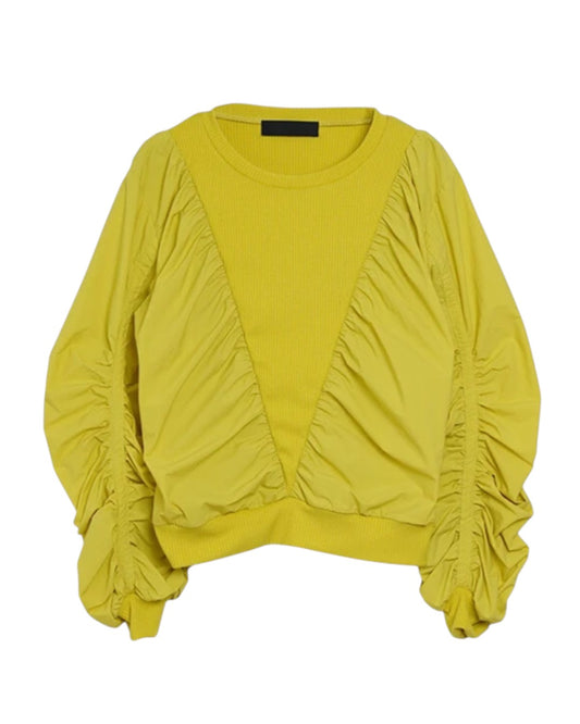 DRAMATIC GATHERED SILHOUETTE: GATHERED SLEEVE TOPS