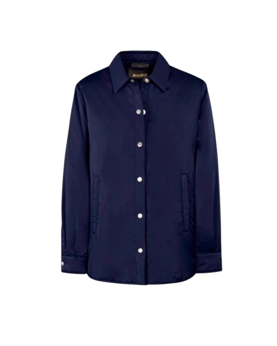 LIGHTWEIGHT LUXURY & MODERN TAILORING: MOORER SHIRT-STYLE DOWN JACKET KINSALE-KN
