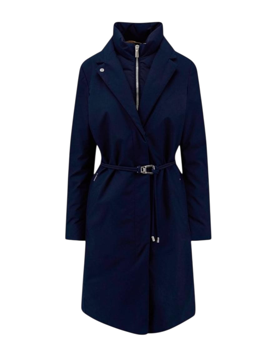 TIMELESS SILHOUETTE, WEATHERPROOF SOPHISTICATION: MOORER WATER-REPELLENT DOWN COAT VERLAINE-STP