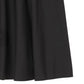 forte_forte グラン・ド・プードル フレアスカート ブラック フレア裾のディテール


