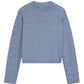 Scotch & Soda AZURE DRIFT カーディガン 長袖とロールした裾が見える平置き背面