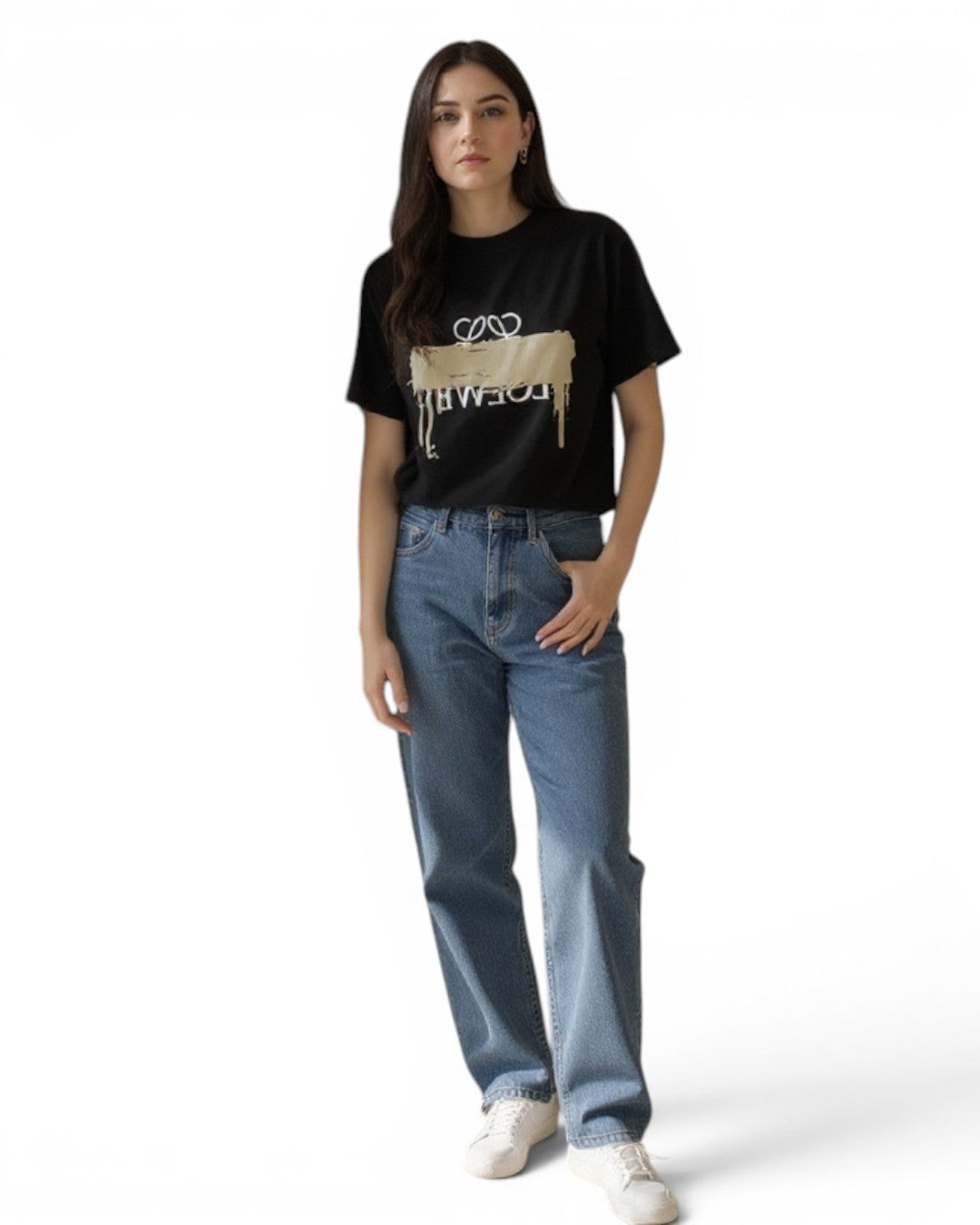 【Unisex】Paint Drip Anagram Tee