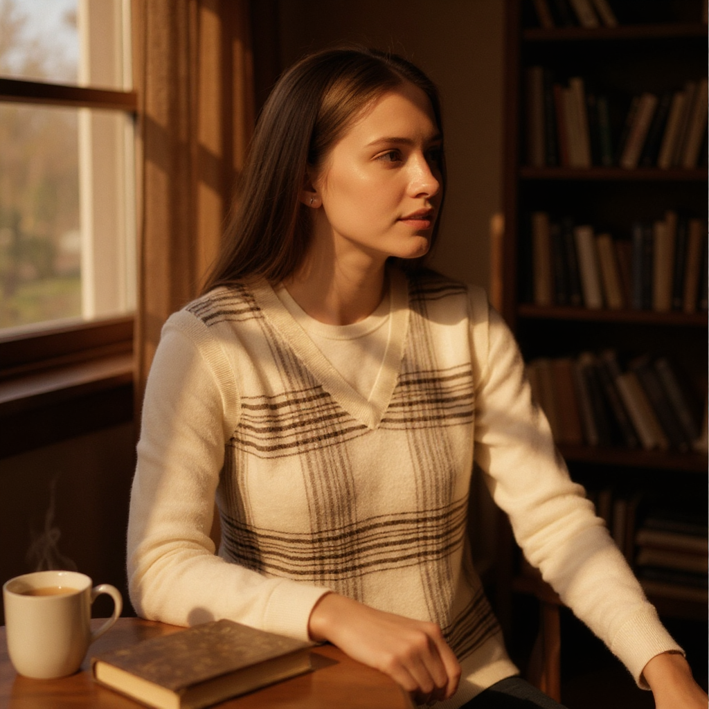 The Subtle Grid Vest