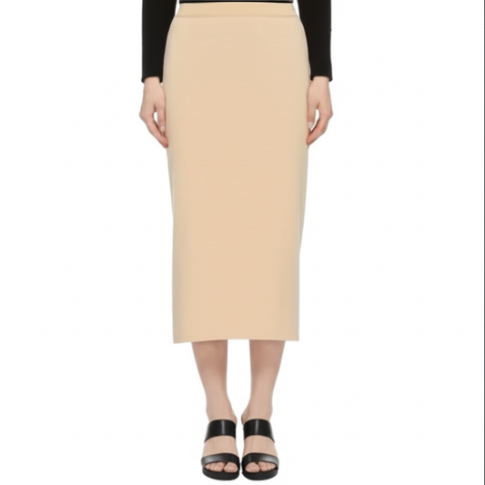 Knit Comfort Slim Midi Skirt