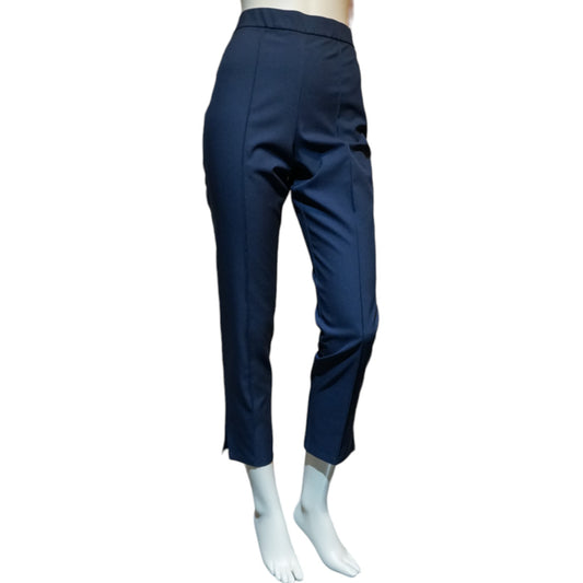 Center Pleated High Rise Pants