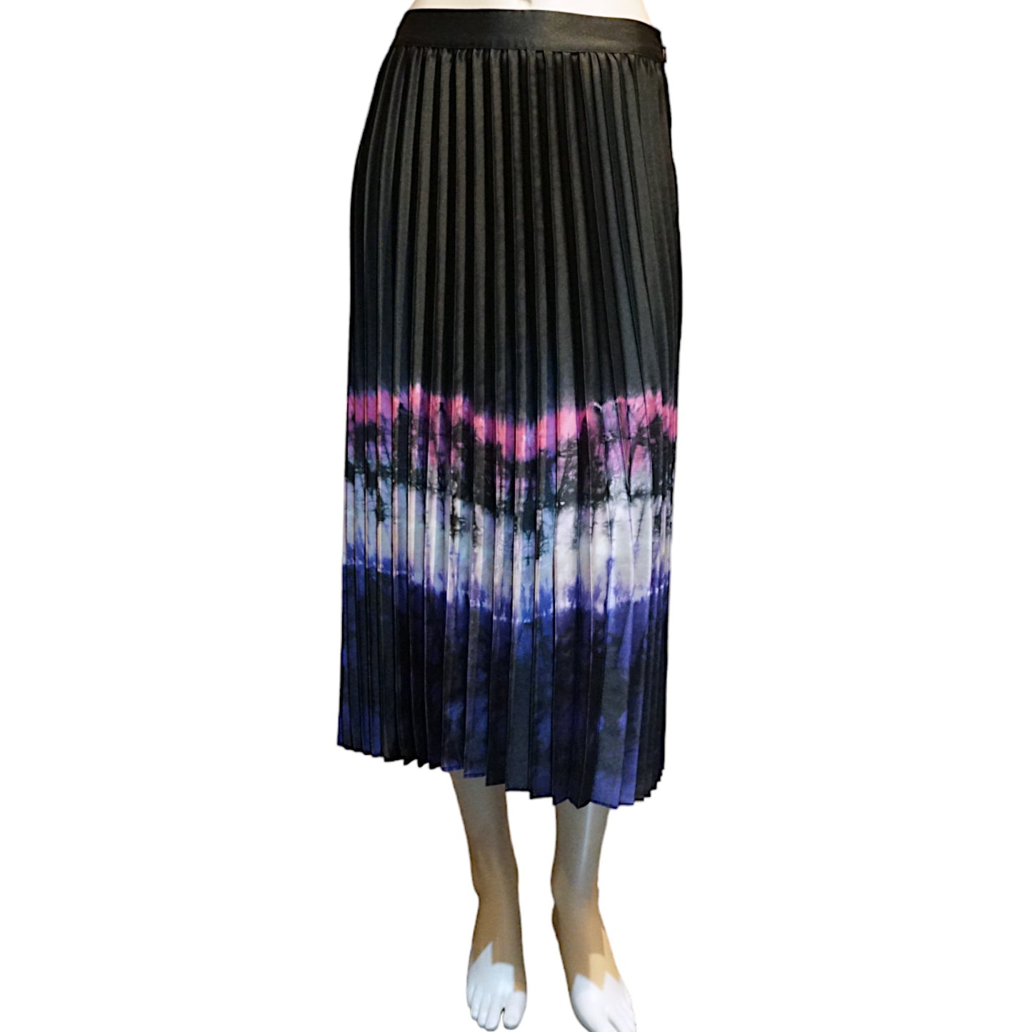 Gradient Pleated Skirt