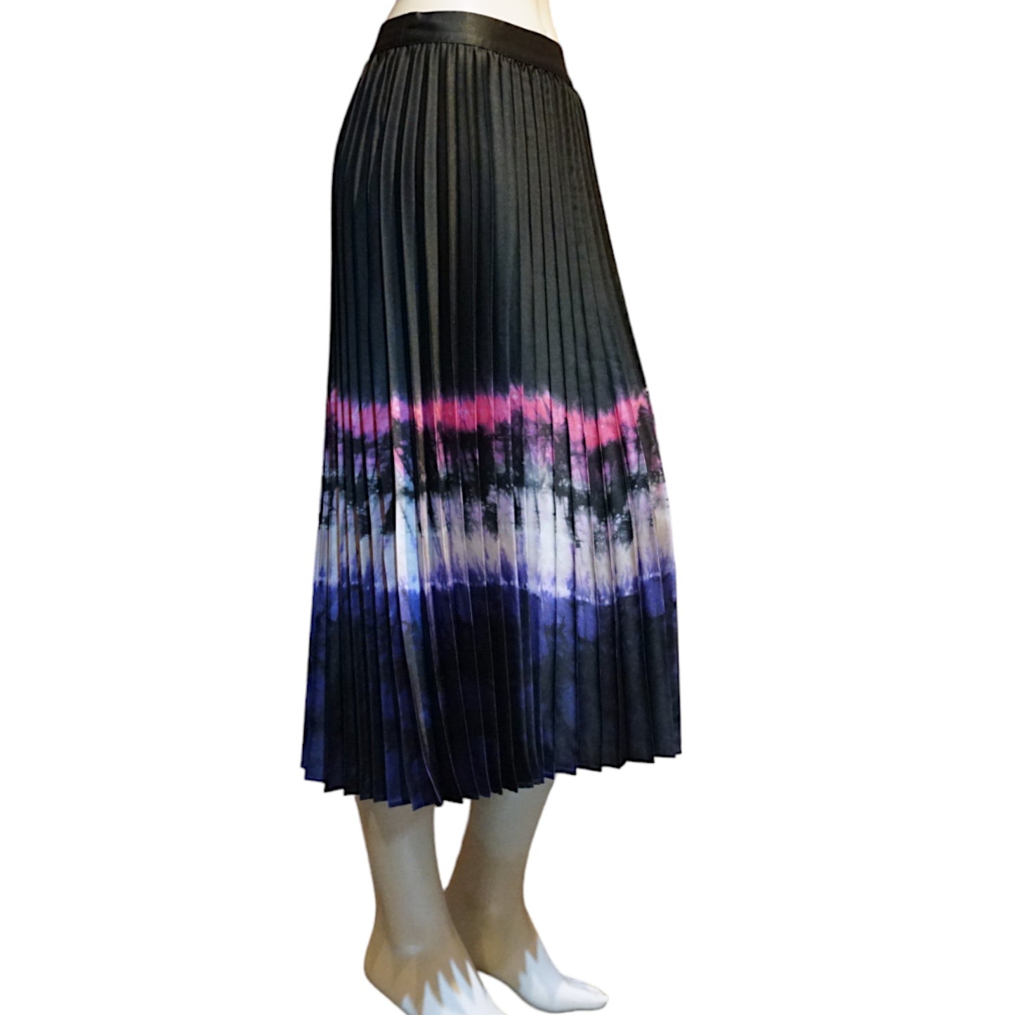 Gradient Pleated Skirt