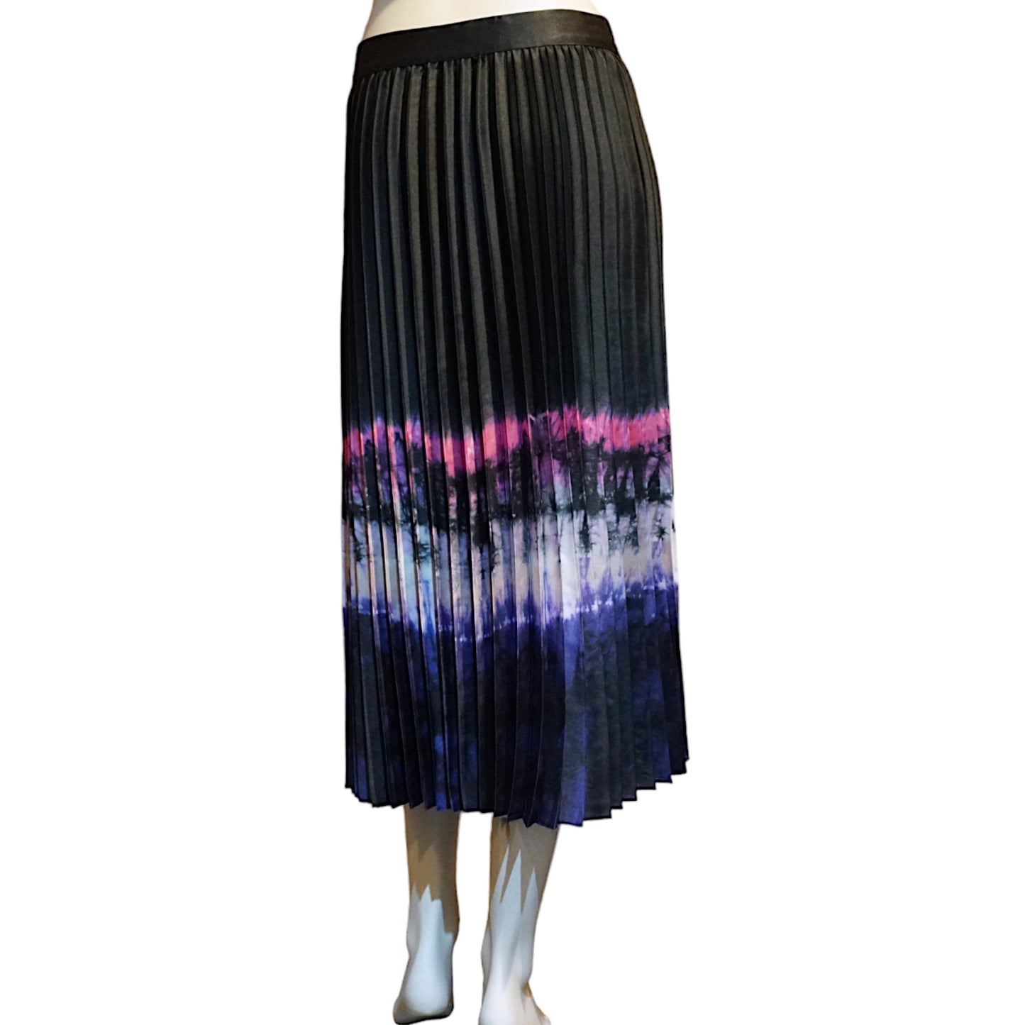 Gradient Pleated Skirt