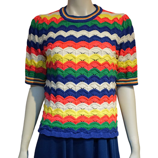 Short Sleeve Crew Sweater