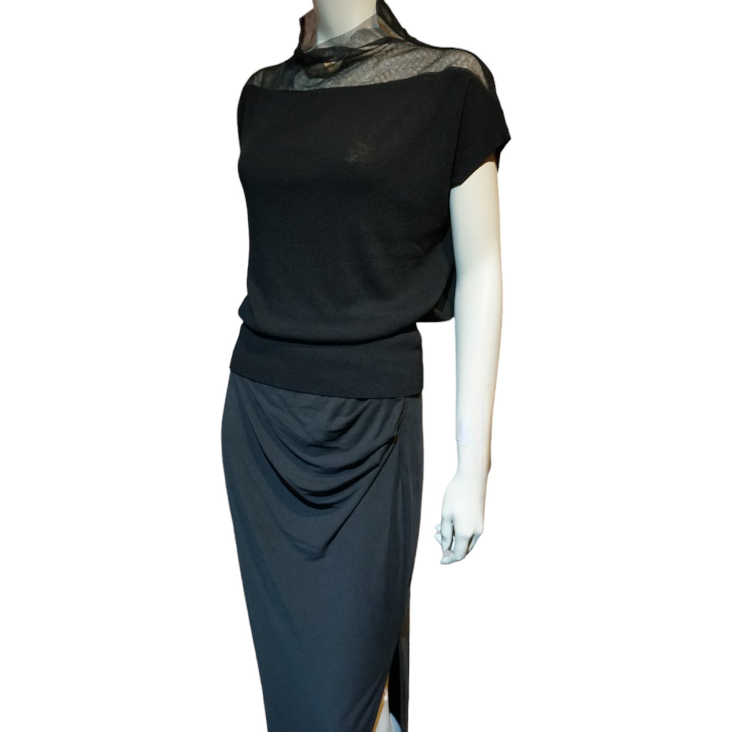 Midi Jersey Skirt