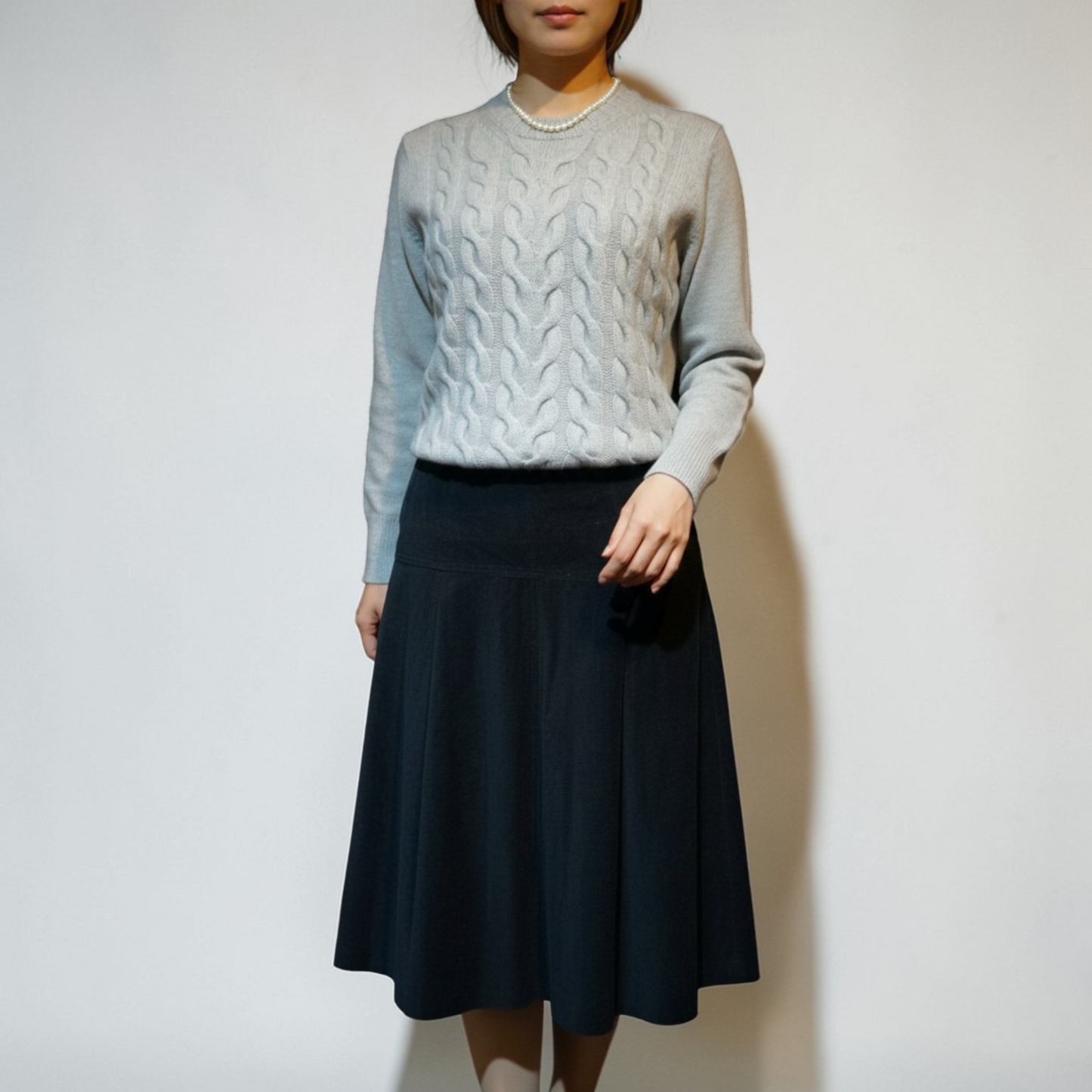 別珍フレアスカート