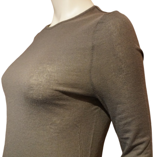 Crew Silk Cashmere Tee