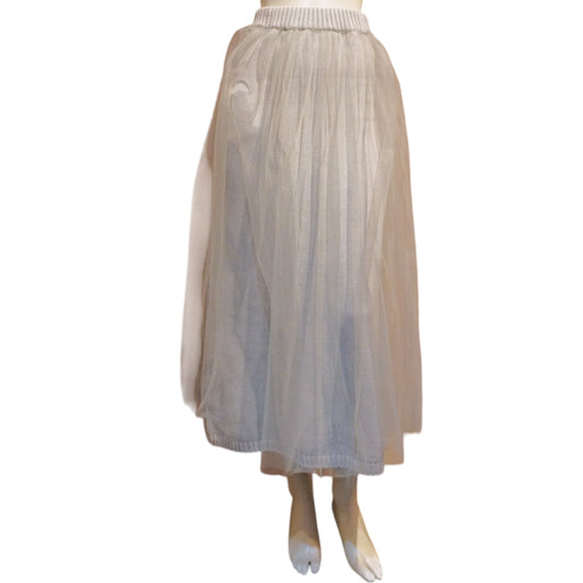 チュールフレアスカート