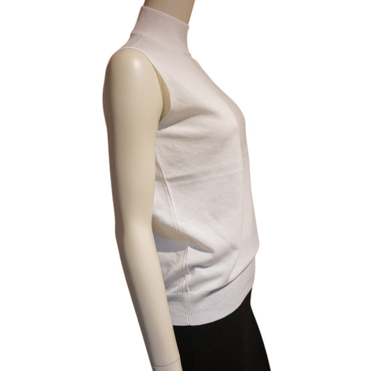 High Neck Sleeveless Sweater