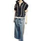 Half Zip Lace Up Vest
