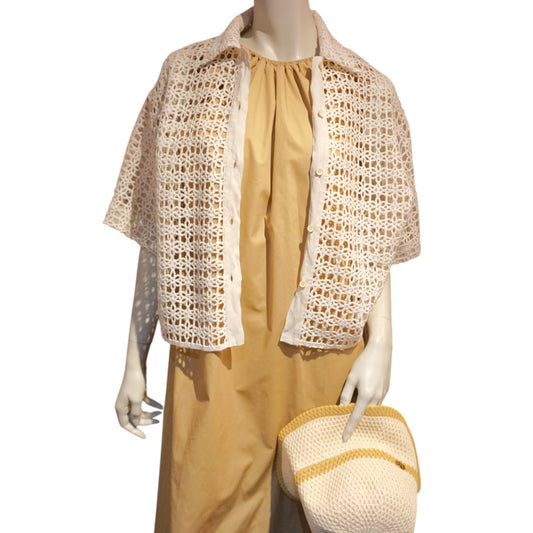 Openwork Knit Jacket