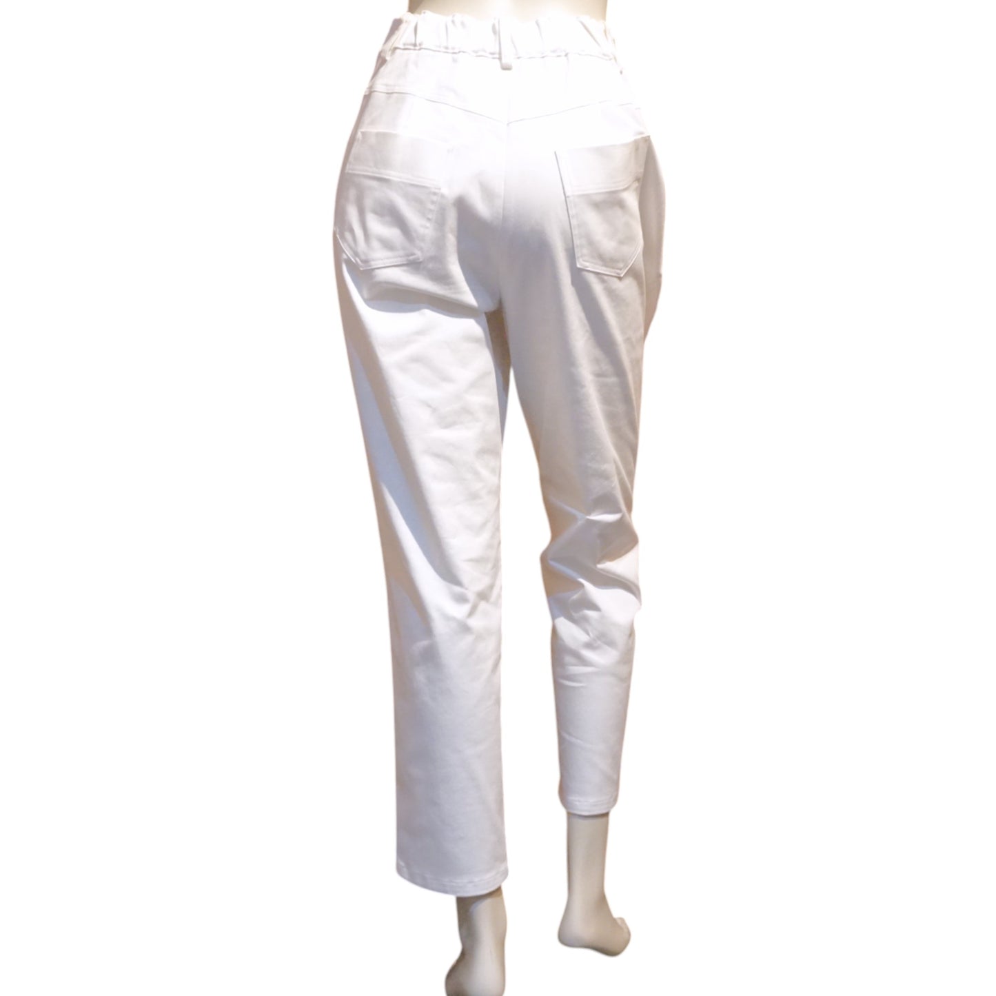 コットンテーパードパンツ