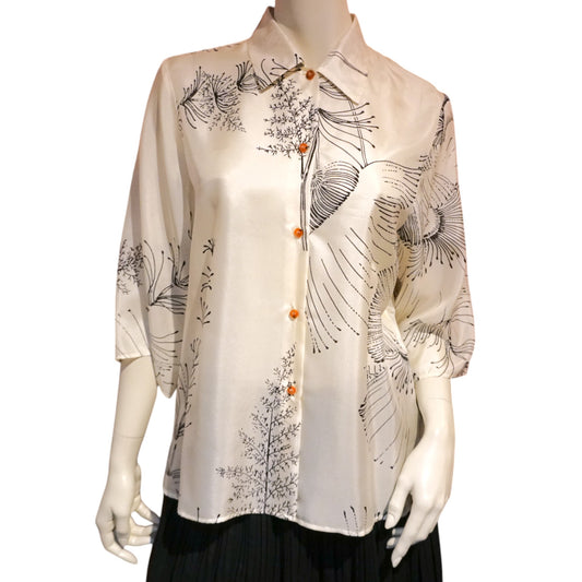 Botanical Print Shirt