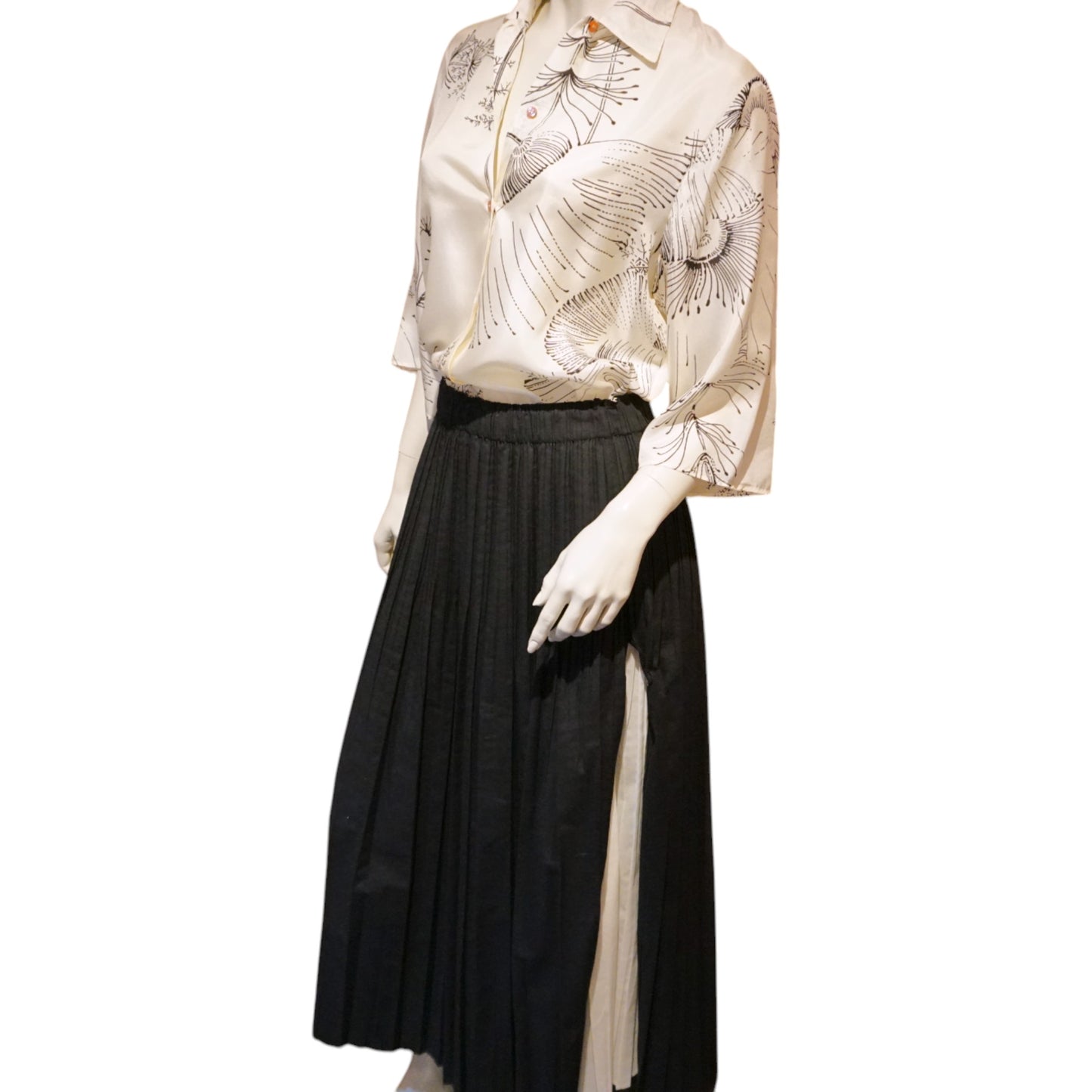 Layered Pleated Skirt
