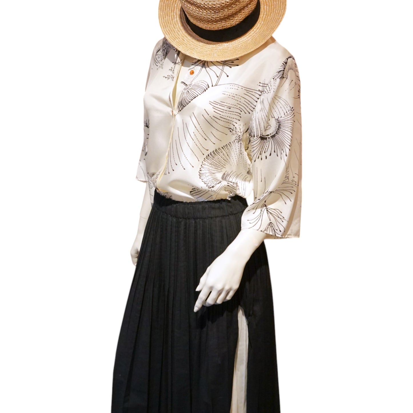 Layered Pleated Skirt